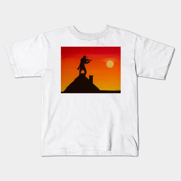 Fiddler on the Roof Kids T-Shirt by BryanWhipple